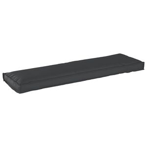 vidaXL Kissen Schwarz 140 x 40 x 8 cm Oxford-Stoff