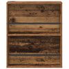 vidaXL Magazinregal mit Regal Altholz 60 x 12 x 70 cm Holzwerkstoff