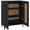 vidaXL Sideboard Schwarz 69,5x34x90 cm Holzwerkstoff
