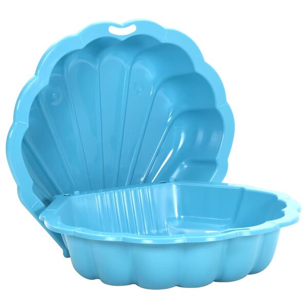 vidaXL Sandk&auml;sten 2 Stk. Blau 77x87x21 cm Kunststoff