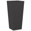 vidaXL Pflanzk&uuml;bel 2 Stk. Schwarz 35x35x75 cm Stahl