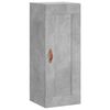 vidaXL Highboard Betongrau 34,5x34x180 cm Holzwerkstoff