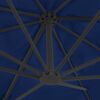 vidaXL Ampelschirm mit Aluminium-Mast 4x3 m Azurblau