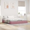 vidaXL Ottoman-Bett ohne Matratze Rosa 180x200 cm Samt