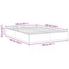 vidaXL Aufbewahrungsbett mit Matratze Creme 140 x 190 cm Stoff