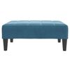 vidaXL Schlafsofa 2-Sitzer mit Fu&szlig;hocker Blau Samt