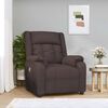 vidaXL Massagesessel Dunkelbraun 82 x 93 x 96 cm Stoff