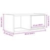vidaXL TV-Schr&auml;nke 2 Stk. Sonoma-Eiche 60x31x25,5 cm Holzwerkstoff