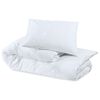 vidaXL Bettw&auml;sche-Set Wei&szlig; 240x220 cm Baumwolle