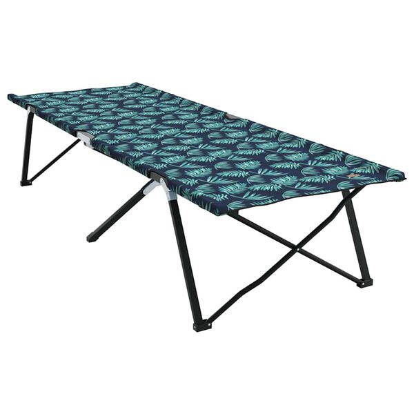 vidaXL Klapp Schlafbett fürs Camping Blattmuster 206 x 76 x 74 cm