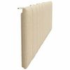 vidaXL Kopfteil-Kissen "Hanko" Creme 180 cm Stoff