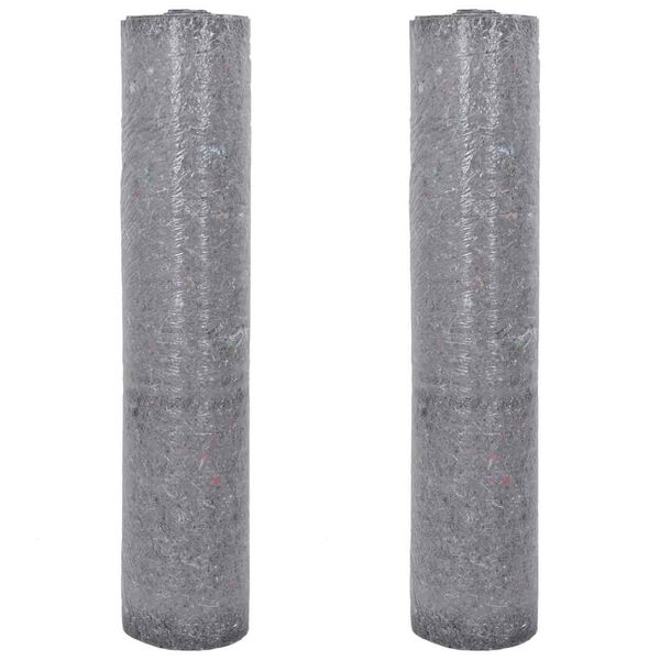 vidaXL Rutschfeste Malervliese 2 Stk. 25 m 220 g/m&sup2; Grau