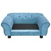 vidaXL Hundesofa T&uuml;rkis 72x45x30 cm Pl&uuml;sch