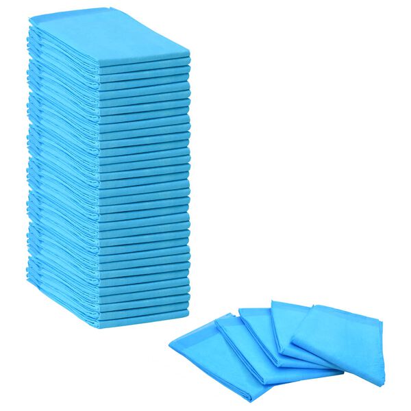 vidaXL Vliesstoff Haustier Trainingspad 50 pcs 120 x 80 cm Vliesstoff