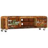 vidaXL TV-Schrank 120x30x36 cm Altholz Massiv