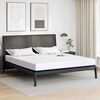 vidaXL Matratze Wei&szlig; und Blau 180 x 200 cm Jacquard-Stoff