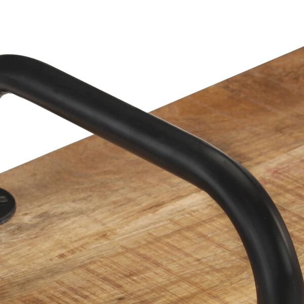 vidaXL Sitzbank 110 cm Raues Mangoholz