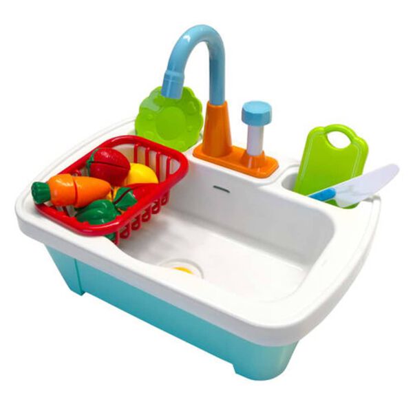 AXI Sand- und Wasser-Picknicktisch Emily mit Spielk&uuml;che Braun