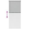 vidaXL Balkenjalousien Silber 175 x 75 cm Aluminium