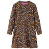 vidaXL Kinderkleid mit Langen &Auml;rmeln Marineblau 140