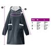 vidaXL Decken-Hoodie Marineblau M Fleece und Flanell