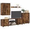 vidaXL TV-Schrankset 4 pcs Ger&auml;ucherte Eiche Holzwerkstoff