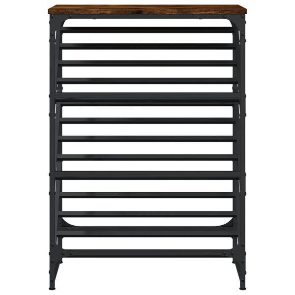 vidaXL Schuhregal R&auml;uchereiche 60x30x85 cm Holzwerkstoff