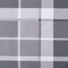 vidaXL Kissen Rund Grau Karomuster &Oslash; 60x11 cm Oxford-Gewebe