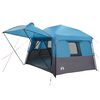 vidaXL Sofort Zelt mit Speicher ALTA Blau 458 x 458 x 230 cm Stahl
