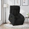 vidaXL Massagesessel mit Aufstehhilfe Schwarz Stoff
