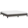 vidaXL Bettgestell ohne Matratze Dunkelgrau 160x200 cm Samt