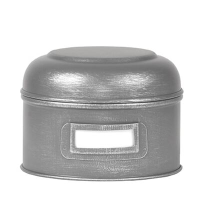 LABEL51 Aufbewahrungsbehälter 13x13x10 cm S Antik-Grau