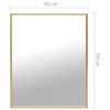 vidaXL Spiegel Golden 70x50 cm