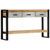 vidaXL Konsolentisch 130x30x76 cm Massivholz Mango