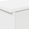 vidaXL Wandmontierter nachttisch Wei&szlig; 80 x 20 x 30 cm Holzwerkstoff