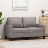 vidaXL 2-Sitzer-Sofa Taupe 120 cm Stoff