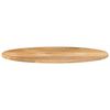 vidaXL Tischplatte 110x50x2,5 cm Oval Massivholz Mango