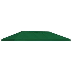 vidaXL Pavillon-Blendenbezug 6 x 3 m Gr&uuml;n Polyester 190