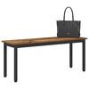 vidaXL Bank Altholz 110 x 35 x 45 cm Holzwerkstoff