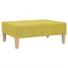 vidaXL Schlafsofa 2-Sitzer mit Fu&szlig;hocker Gr&uuml;n Stoff