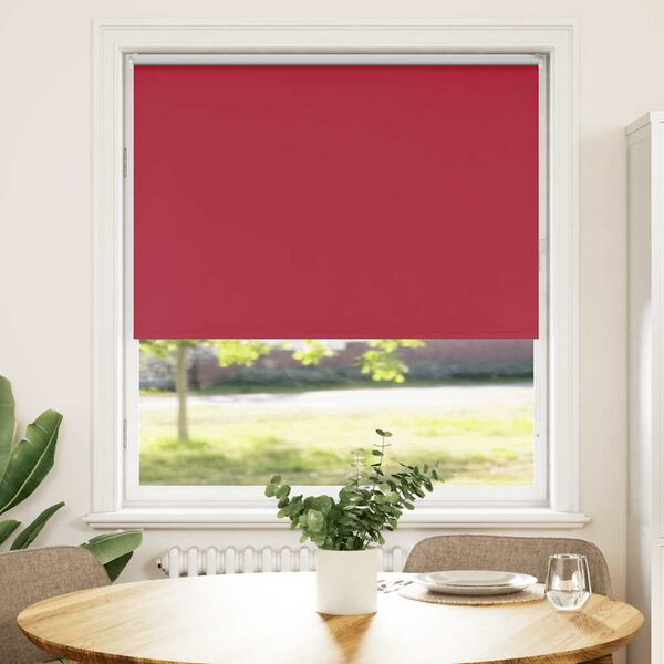 vidaXL Verdunkelungsrollo Rot 110x175cm Stoffbreite 105,7cm Polyester