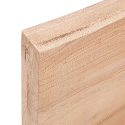 vidaXL Tischplatte 120x60x(2-6) cm Massivholz Behandelt Baumkante