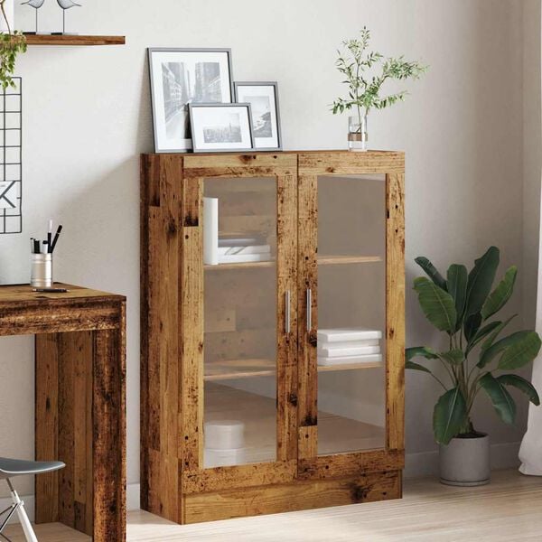 vidaXL Bücherschrank Altholz-Optik 82,5x30,5x115 cm Holzwerkstoff