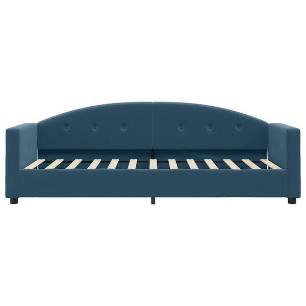 vidaXL Tagesbett mit Matratze Blau 80x200 cm Samt