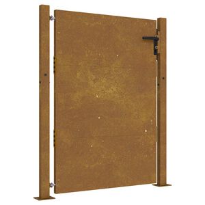 vidaXL Gartentor 100x125 cm Cortenstahl