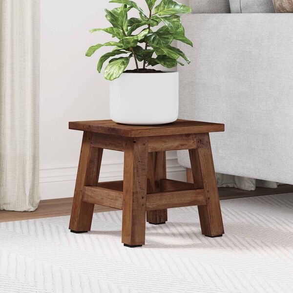 vidaXL Hocker Natur 26 x 26 x 26 cm Mahagoni Holz