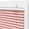 vidaXL Plissee Rosa 65x200 cm Stoffbreite 64,4 cm Polyester