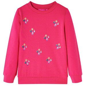 vidaXL Kinder-Sweatshirt Knallrosa 92