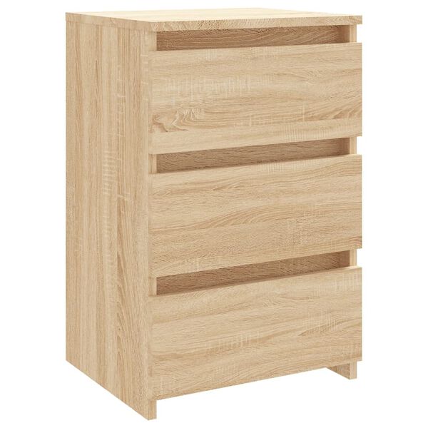 vidaXL Nachttisch Sonoma-Eiche 40x35x62,5 cm Holzwerkstoff