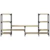 vidaXL TV-Schrank Sonoma-Eiche 206,5x28,5x95 cm Holzwerkstoff